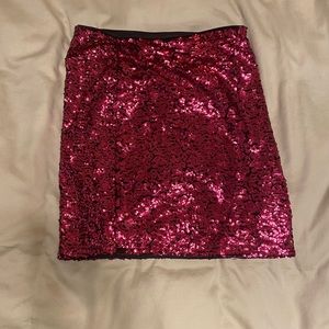 Forever 21 sequined skirt